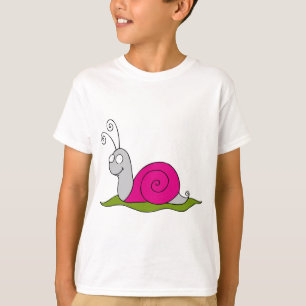 おもしろいなかたつむり Tシャツ