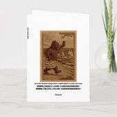 おもしろいなくま カード (裏面)