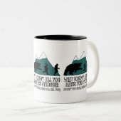 おもしろいなくま ツートーンマグカップ (正面右)