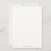 おもしろいなこうのとり配達妊娠の発表 案内状 (裏面)