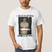 おもしろいなことわざは写真のTシャツを加えます Tシャツ (正面)