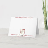 おもしろいなことわざを用いるマスカード カード (裏面)