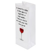 おもしろいなことわざを用いるワインのギフトバッグ ワインギフトバッグ (裏面アングル)