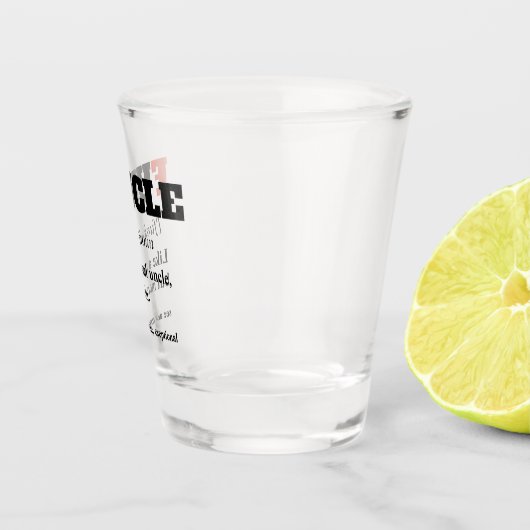 おもしろいなことわざ- Funcleのおもしろいな叔父さん ショットグラス (右)