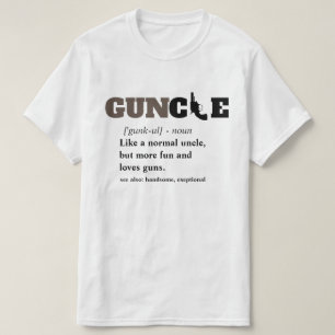 おもしろいなことわざ- Gun GUNcleのおもしろいな叔父さん Tシャツ