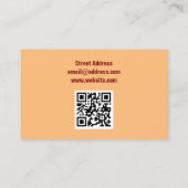 おもしろいなしゃれの文字カバー 名刺 (裏面)