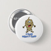 おもしろいなしゃれ- Iのヤマイモ何Iのヤマイモ 缶バッジ (正面&裏面)