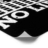 おもしろいなし卓球なし生命ピンポンテニスボール ポスター (角)