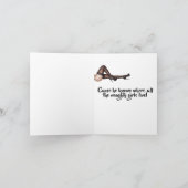 おもしろいなぜサンタがこんなにクリスマスなのすてきか シーズンカード (内部)