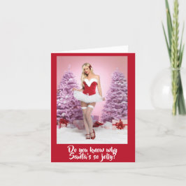 おもしろいなぜサンタがこんなにクリスマスなのすてきか シーズンカード