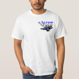 おもしろいなねじ結腸癌 Tシャツ