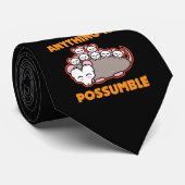 おもしろいなふくろねずみのふくろねずみのしゃれは何でもPossumbleです ネクタイ (ロール)