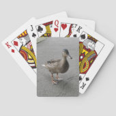 おもしろいなよたよた歩くアヒルのトランプ トランプ (裏面)