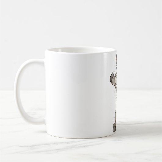 おもしろいなろばのマグ コーヒーマグカップ (左)