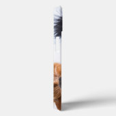 おもしろいなアイスランドの馬のポートレート Case-Mate iPhoneケース (裏面 / 右)