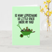 おもしろいなアイルランドのスローガン カード (黄色い花)