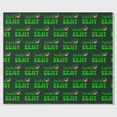 おもしろいなアイルランドの失礼な侮辱のfeckinのeejit ラッピングペーパー (フラット)