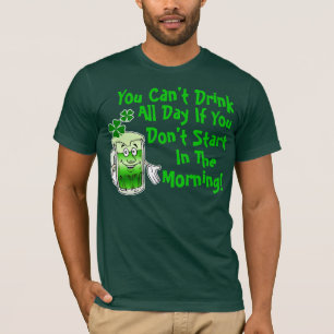 おもしろいなアイルランドの飲むユーモア Tシャツ