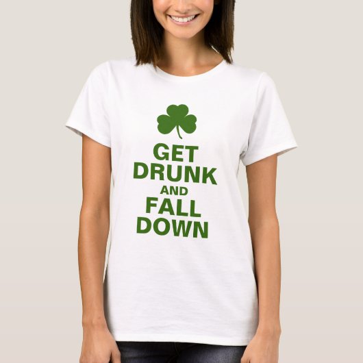 おもしろいなアイルランド人Stの軽打 Tシャツ (正面)