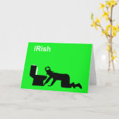 おもしろいなアイルランド語 カード (黄色い花)