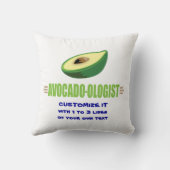 おもしろいなアボカドの恋人 クッション (裏面)