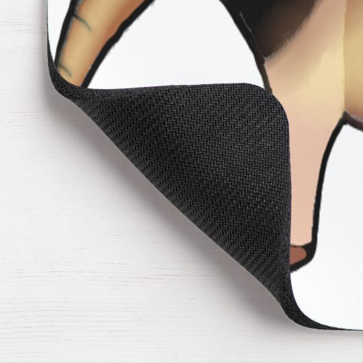 おもしろいなアリクイ動物の芸術 マウスパッド (コーナー)