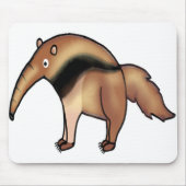 おもしろいなアリクイ動物の芸術 マウスパッド (正面)