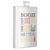 おもしろいなアルコール飲む婉曲的表現 フラスク (右)