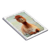 おもしろいなアルパカのノート ノートブック (右側)