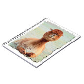 おもしろいなアルパカのノート ノートブック (左側)