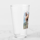 おもしろいなアルパカのラマは私に吐きます触れません タンブラーグラス (右)