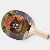 おもしろいなアルパカの卓球ラケット 卓球ラケット (横)