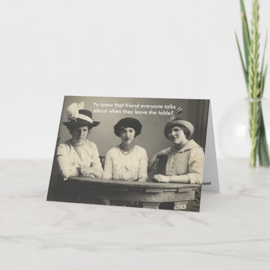 おもしろいなアンチ友情カード カード (正面)