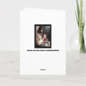 おもしろいなイエス・キリストおよびサンタ シーズンカード (裏面)