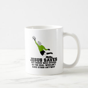おもしろいなイエス・キリストは救います コーヒーマグカップ