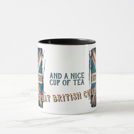 おもしろいなイギリスの魚および破片 マグカップ (中央)