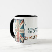 おもしろいなイギリスの魚および破片 マグカップ (正面左)