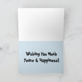 おもしろいなイースター挨拶状 シーズンカード (内部)