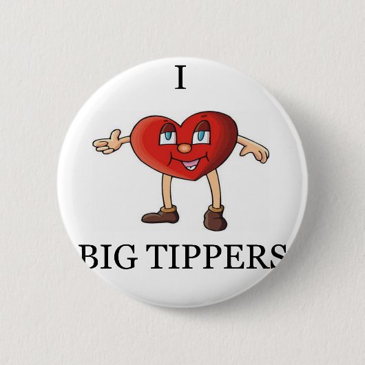 おもしろいなウェートレスの冗談 缶バッジ (正面)