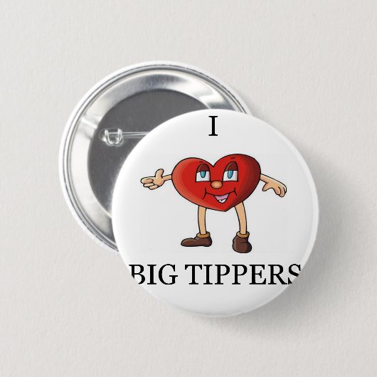 おもしろいなウェートレスの冗談 缶バッジ (正面&裏面)