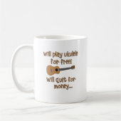 おもしろいなウクレレ コーヒーマグカップ (左)