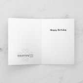 おもしろいなウサギのバースデー・カード。 異常があって下さい カード (内部)