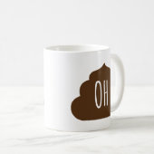 おもしろいなウンチのコーヒー・マグ コーヒーマグカップ (正面右)