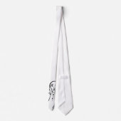 おもしろいなエドヴァルド・ムンクの叫びのパロディの漫画 ネクタイ (裏面)