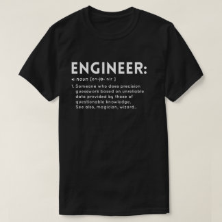 おもしろいなエンジニア定義 Tシャツ