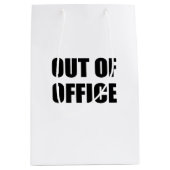 おもしろいなオフィスから ミディアムペーパーバッグ (正面)