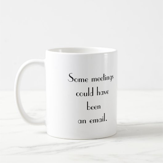 おもしろいなオフィスの冗談のマグのエレガントなオフィスのユーモアのマグ コーヒーマグカップ (左)