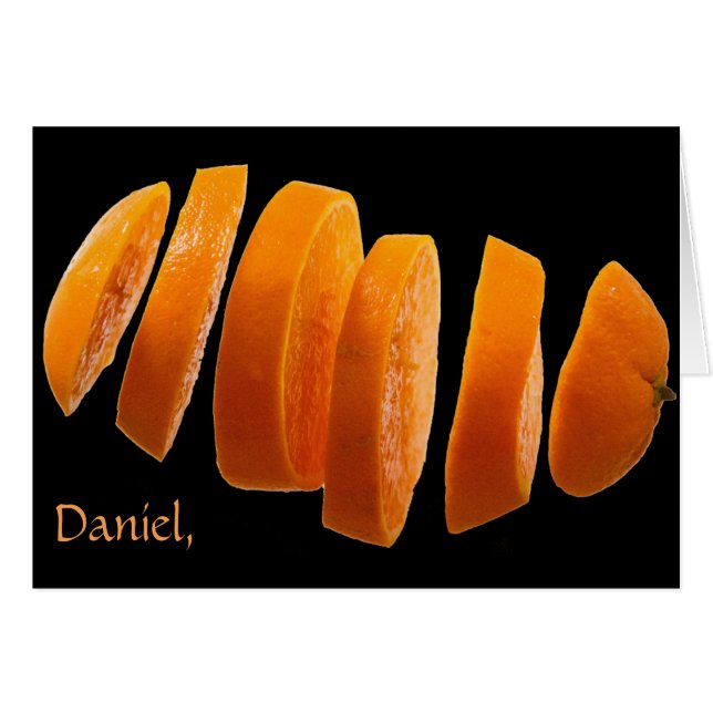 おもしろいなオレンジ冗談の誕生日 (正面横)