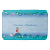 おもしろいなカエルの王子および甘く小さい人魚 バスマット (正面)