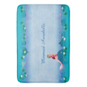 おもしろいなカエルの王子および甘く小さい人魚 バスマット (正面縦)